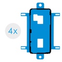 4x Samsung Galaxy S20 SM-G980F Rahmen Kleber Klebepad Adhesive Wasser Dichtung Kleberahmen Rahmenkleber