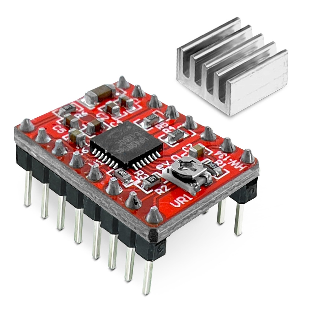 A4988 Schrittmotor Treiber für 3D Drucker Printer Stepper Motor Driver + Kühlkörper