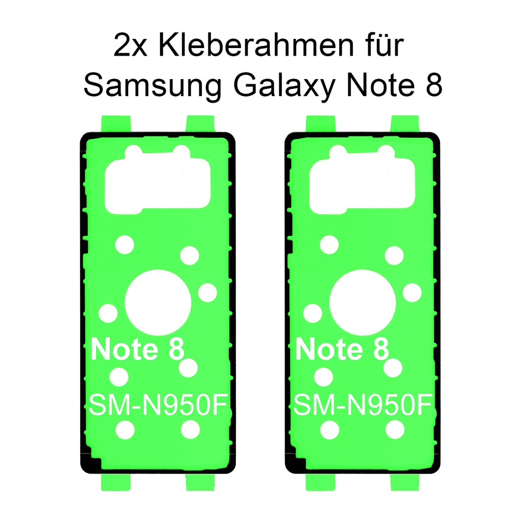 Samsung Galaxy Note 8 SM-N950F Rahmen Kleber Klebepad Adhesive Wasser Dichtung Kleberahmen Rahmenkleber