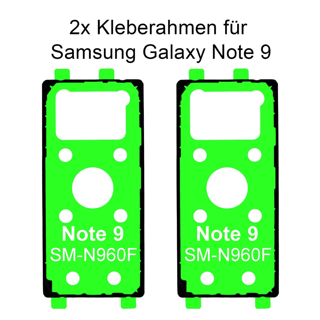 Samsung Galaxy Note 9 SM-N960F Rahmen Kleber Klebepad Adhesive Wasser Dichtung Kleberahmen Rahmenkleber