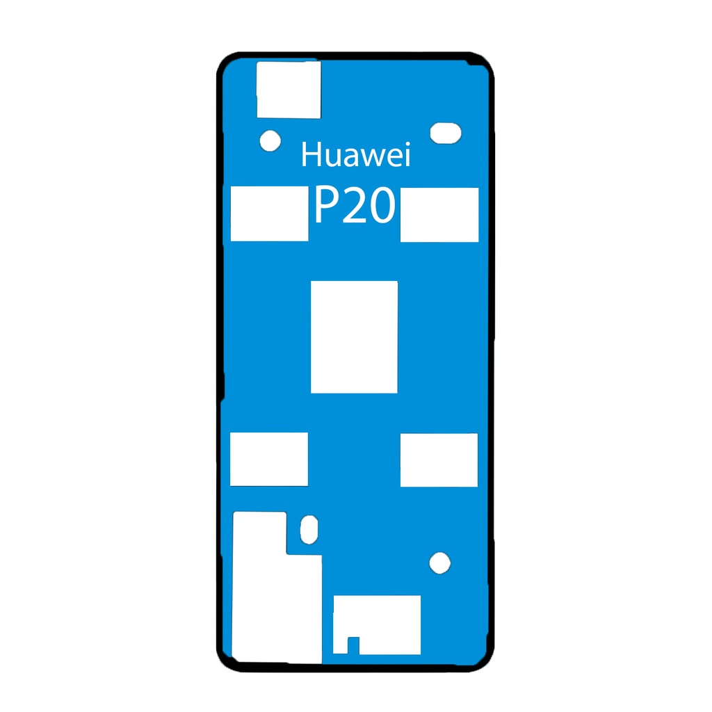 [DNG-0-2669] Huawei P20 51092LWK | Rahmen Kleber Klebepad Adhesive Wasser Dichtung Kleberahmen Rahmenkleber (1x)