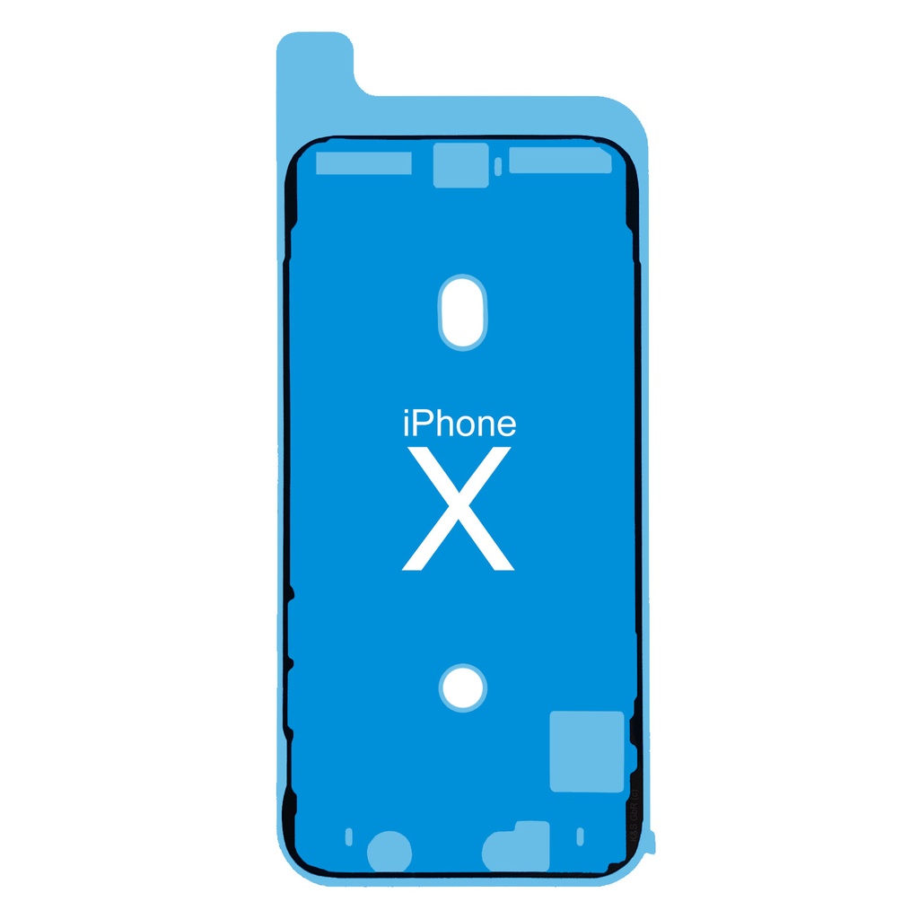 [171497] iPhone X 10 Rahmen Display LCD Kleber Klebepad Adhesive Wasser Dichtung Kleberahmen Rahmenkleber Schwarz
