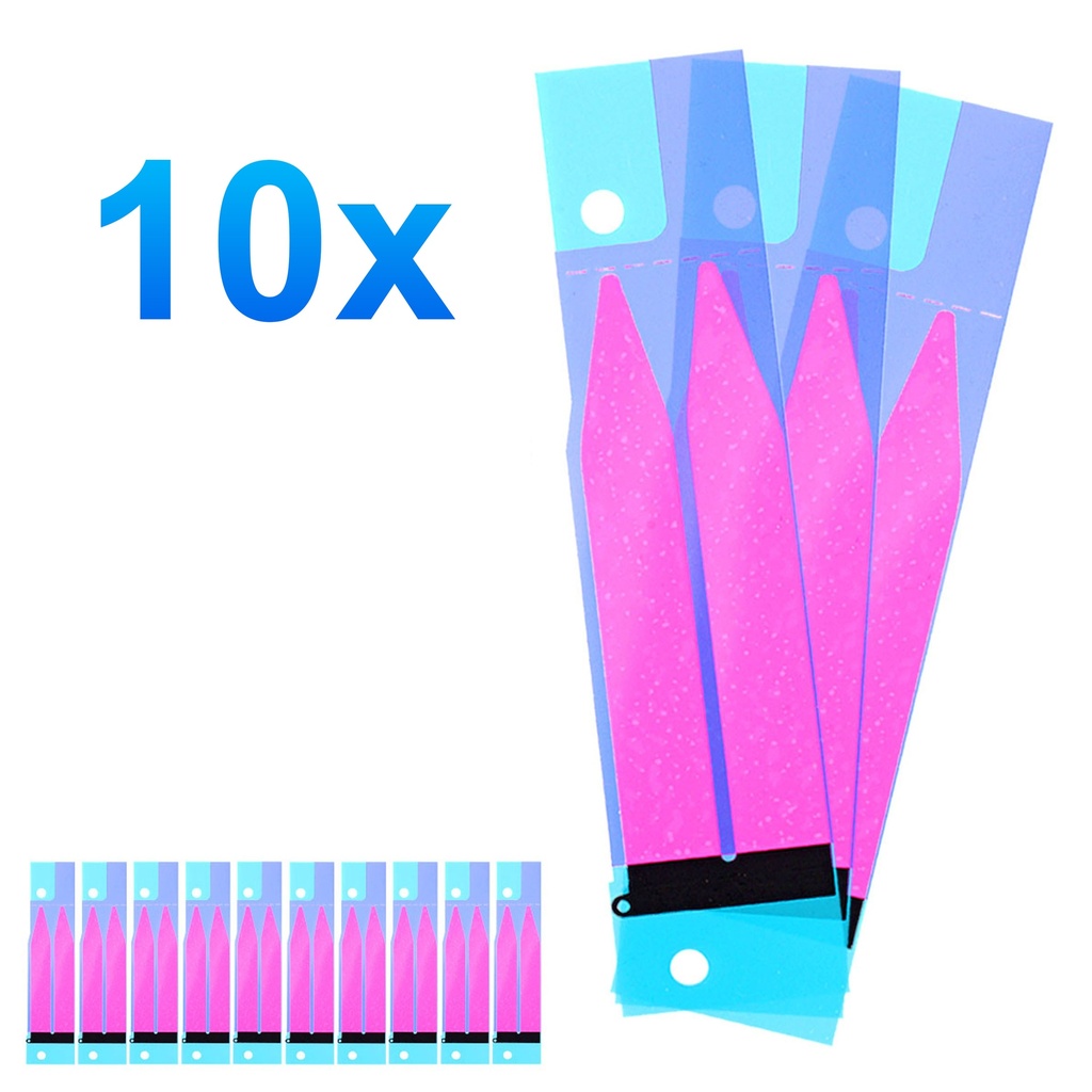 [DNG-0-2161] 10x Klebestreifen für Akku iPhone 4 4s 5 5s 5se 5c 6 6s 7