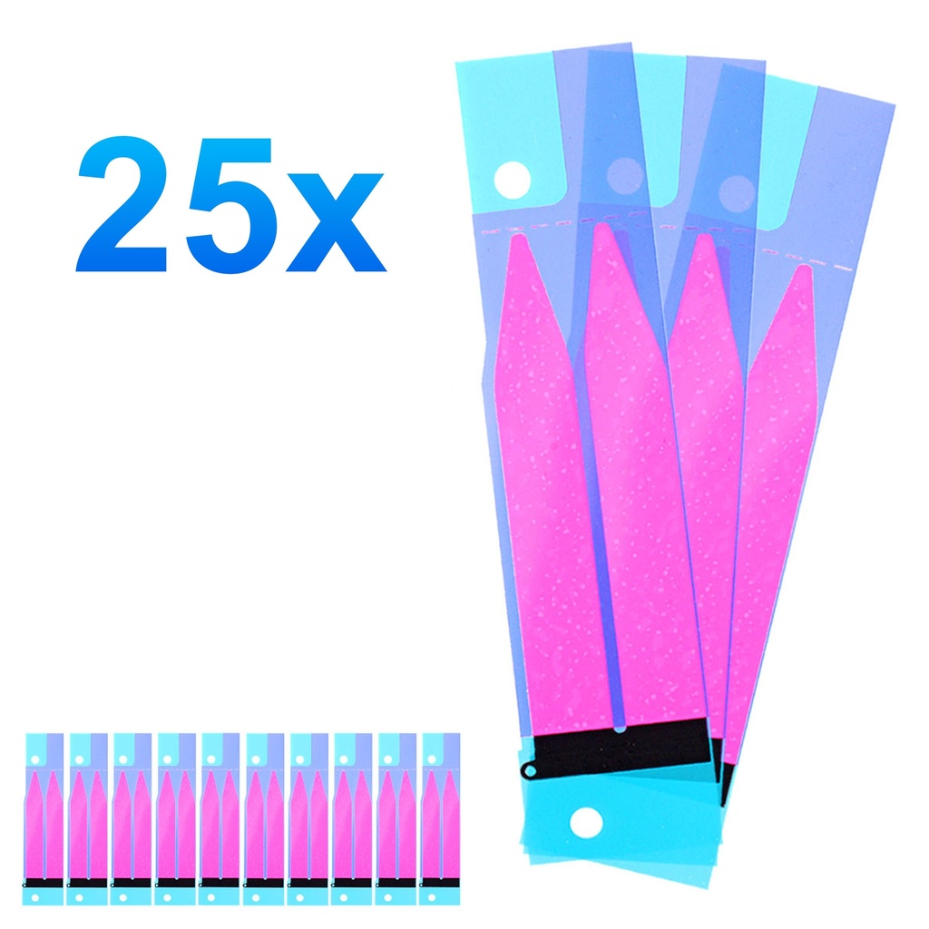 [DNG-0-2077] 25x Klebestreifen für Akku iPhone 4 4s 5 5s 5se 5c 6 6s 7