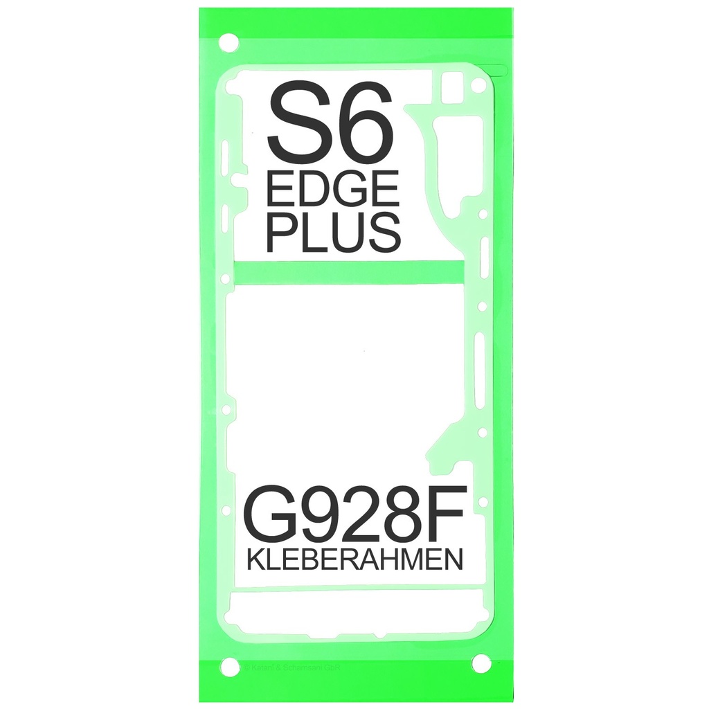 [DNG-0-2408] Samsung Galaxy S6 Edge Plus G928F Rahmen Kleber Klebepad Kleberahmen Rahmenkleber