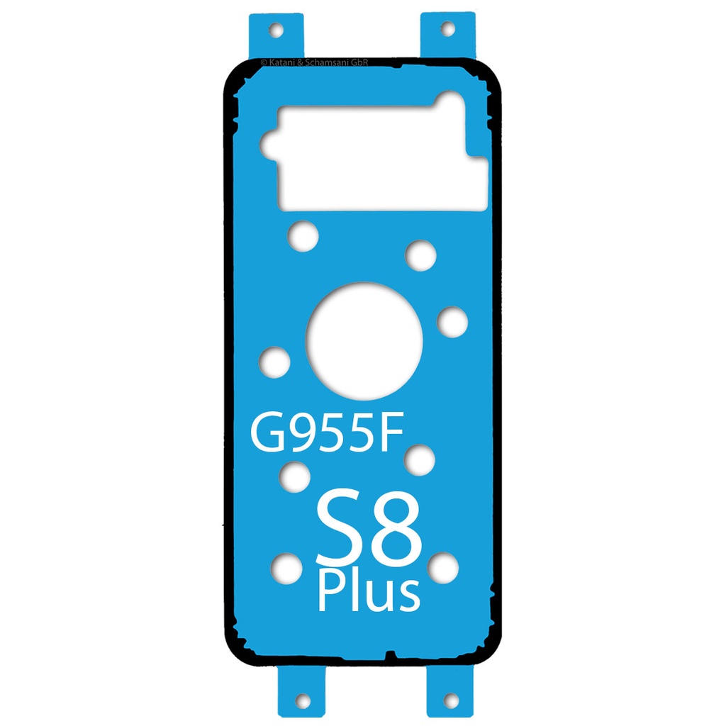 [DNG-0-2699] Samsung Galaxy S8+ SM-G955 Rahmen Kleber Klebepad Adhesive Wasser Dichtung Kleberahmen Rahmenkleber
