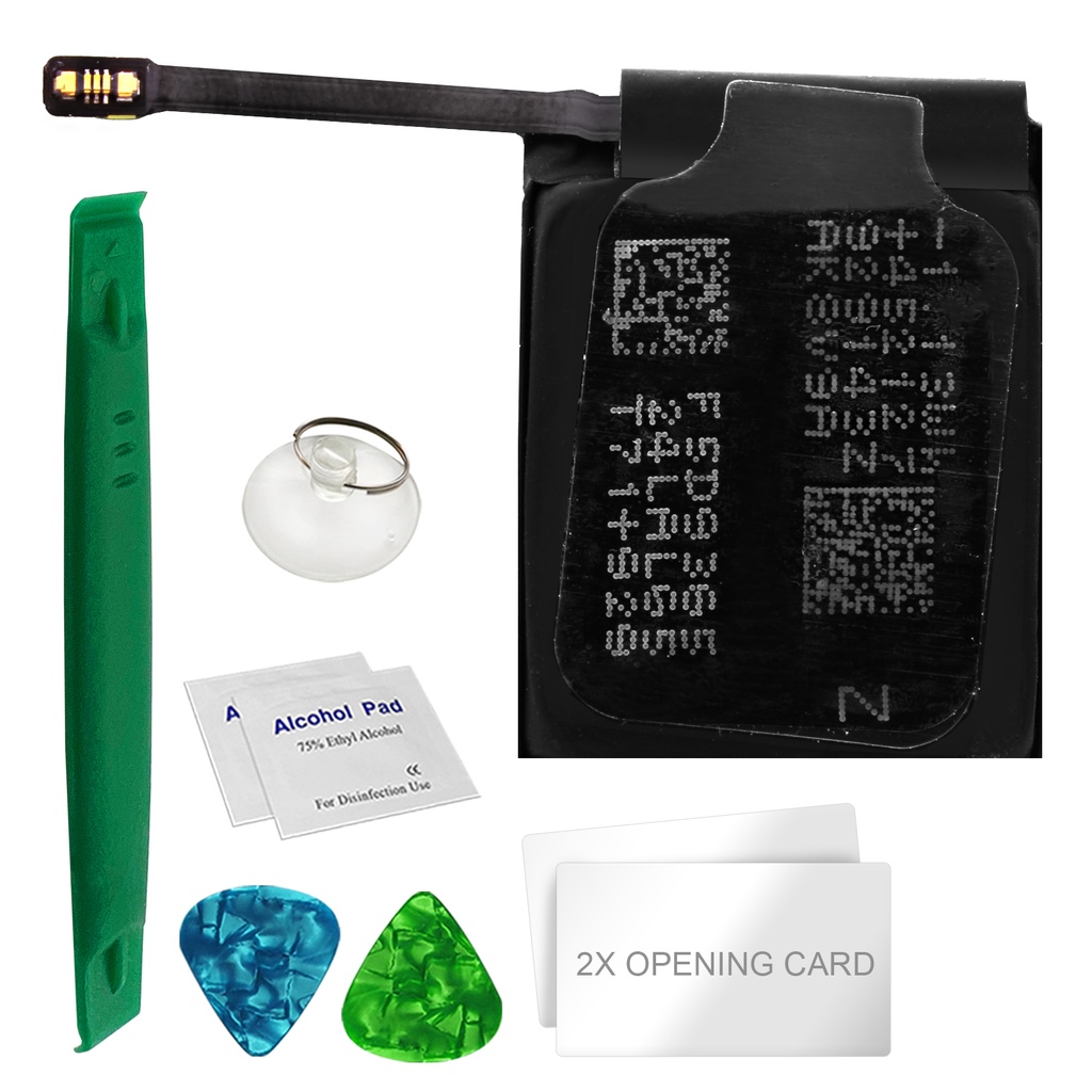 [DNG-0-2005] Ersatzakku für Apple Watch Serie 5 / 44 mm Akku Li-Ion - Ersetzt A2181 | A1976 - Werkzeugset