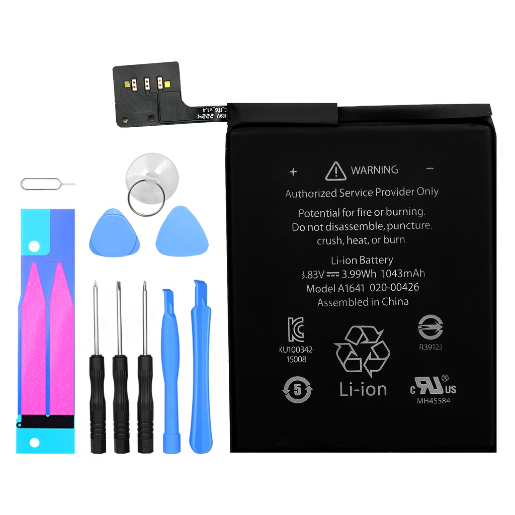 [DNG-0-2011] Ersatzakku für Apple iPod Touch 5, 6, 7th Gen | A1574, A1641, A2178 + Werkzeugset