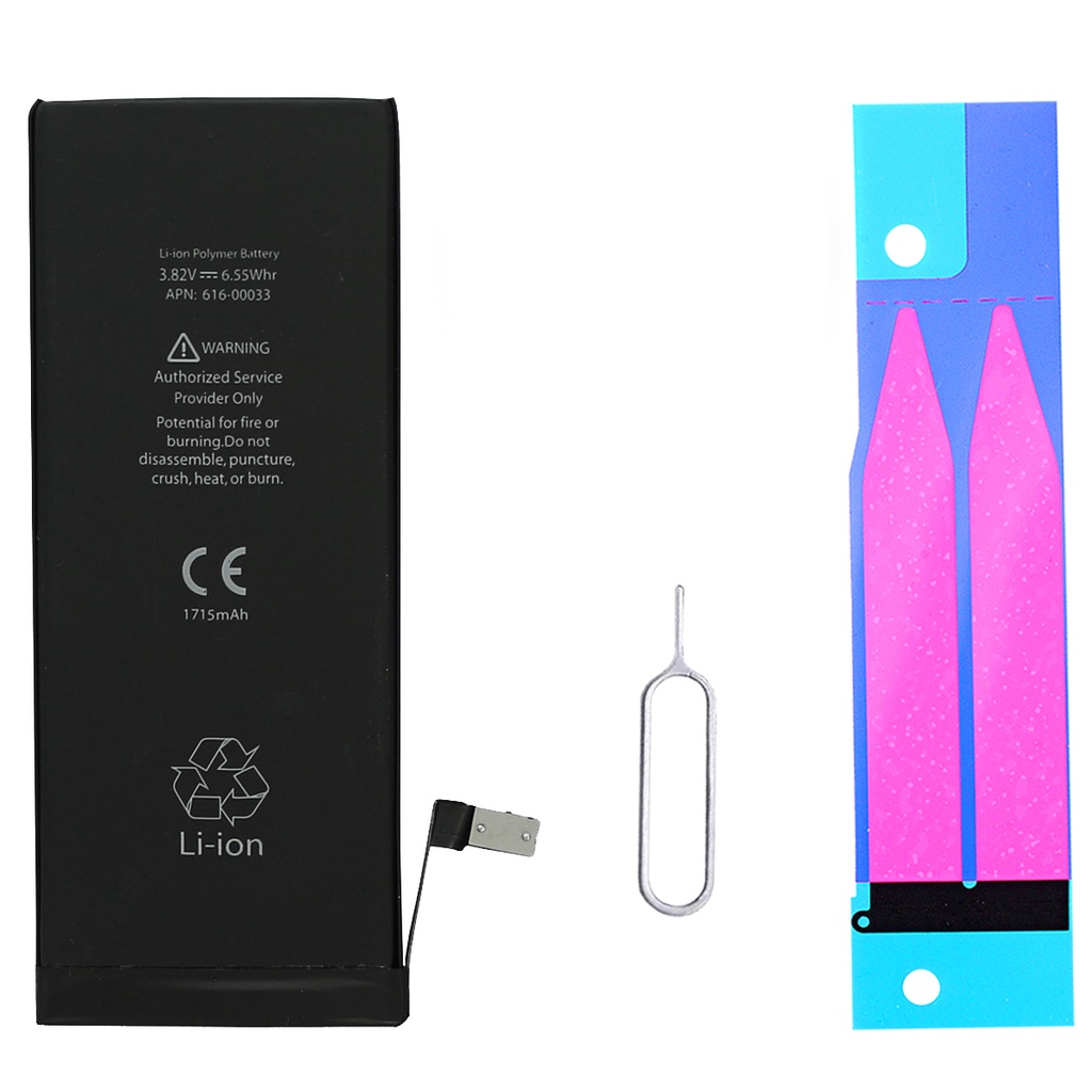 [DNG-0-2024] Ersatzakku iPhone 6s Akku Batterie Ersatzakku 6s + Klebestreifen + Sim Karten Pin Nadel