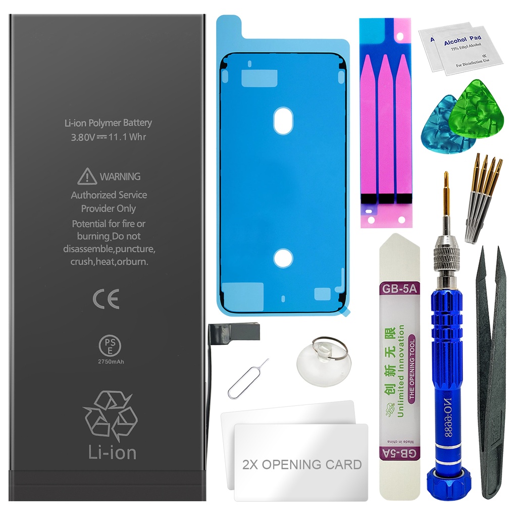 [DNG-0-2106] Akku für Apple iPhone 6S Plus Ersatzakku Batterie Li-Ion 2750mAh Akku mit Werkzeugset