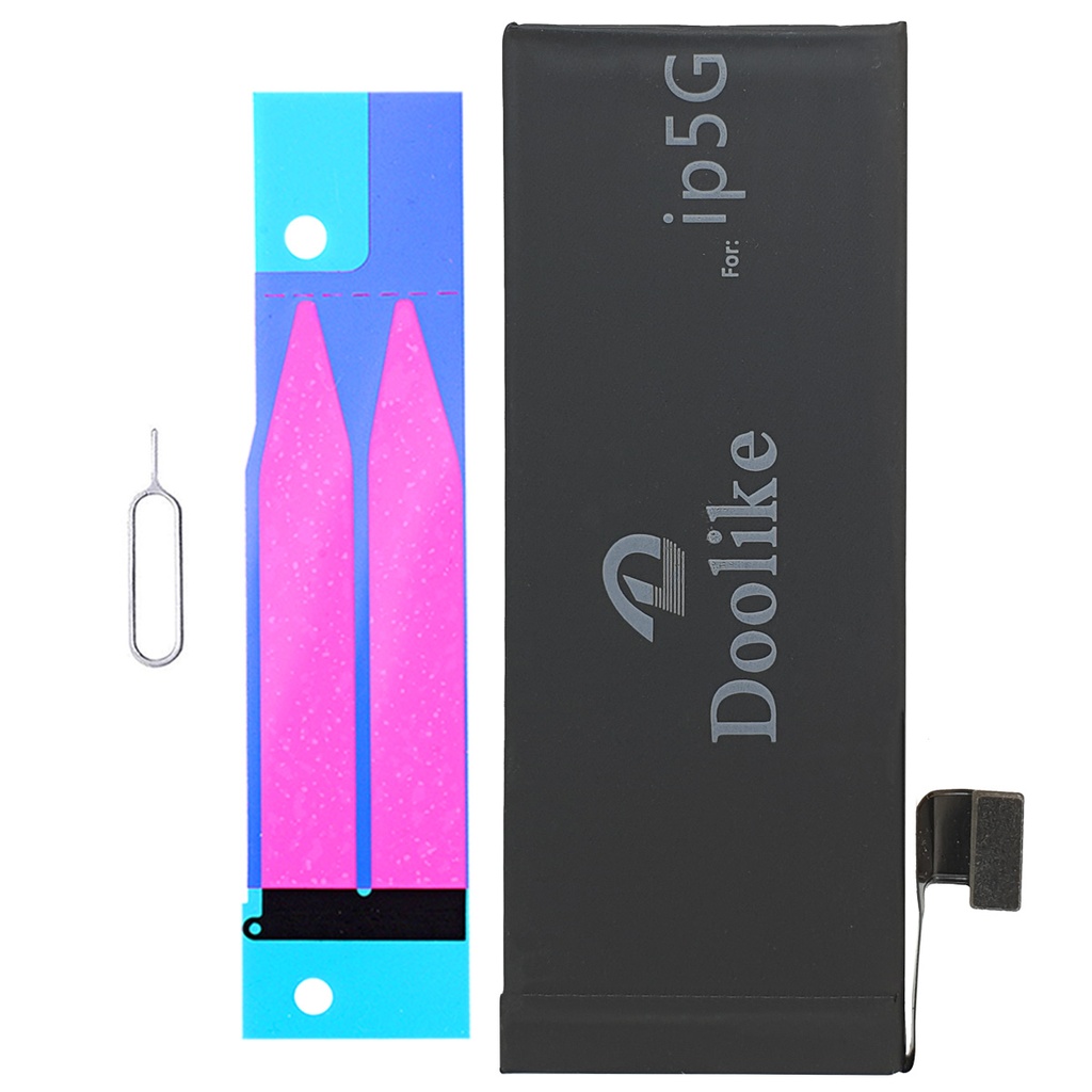 [DNG-0-2786] Akku iPhone 5 Ersatzakku High Power Li-Polymer mit 0 Cycle mit Klebestreifen + SIM Pin