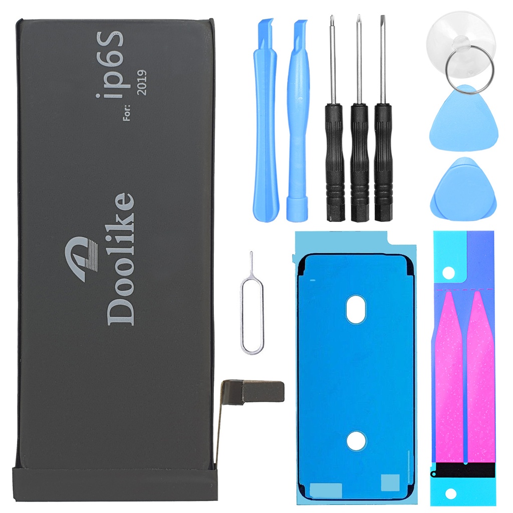 [DNG-0-2787] Akku iPhone 6s Ersatzakku High Power Li-Polymer mit 0 Cycle mit Werkzeug + Klebestreifen + Kleberahmen