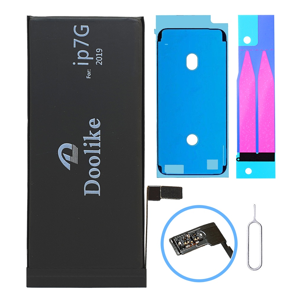 [DNG-0-2799] Akku iPhone 7 Ersatzakku High Power Li-Polymer mit 0 Cycle mit Kleberahmen + Klebestreifen