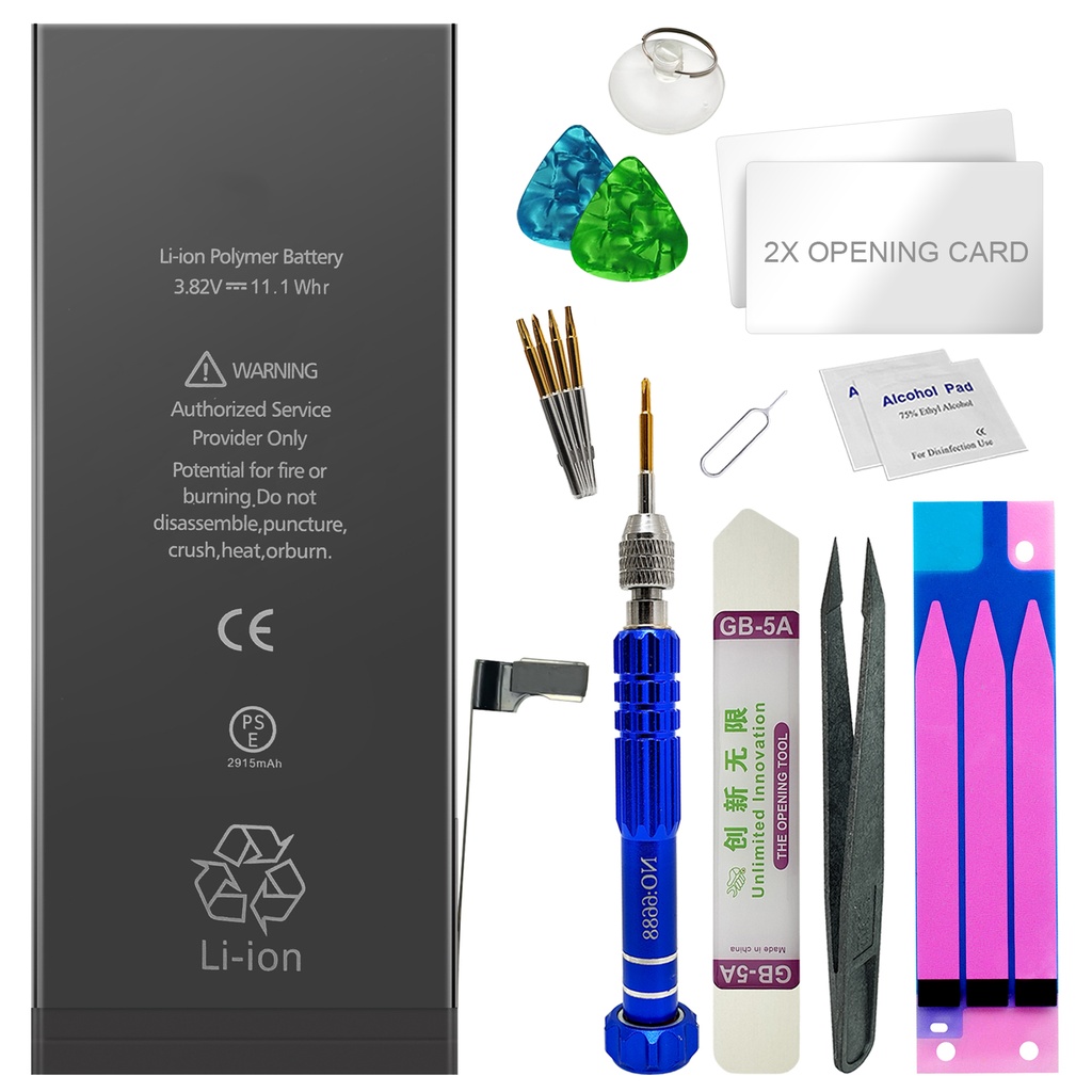 [DNG-0-2811] Akku für Apple iPhone 6 Plus Ersatzakku Li-Ion 2915 mAh mit Werkzeugset