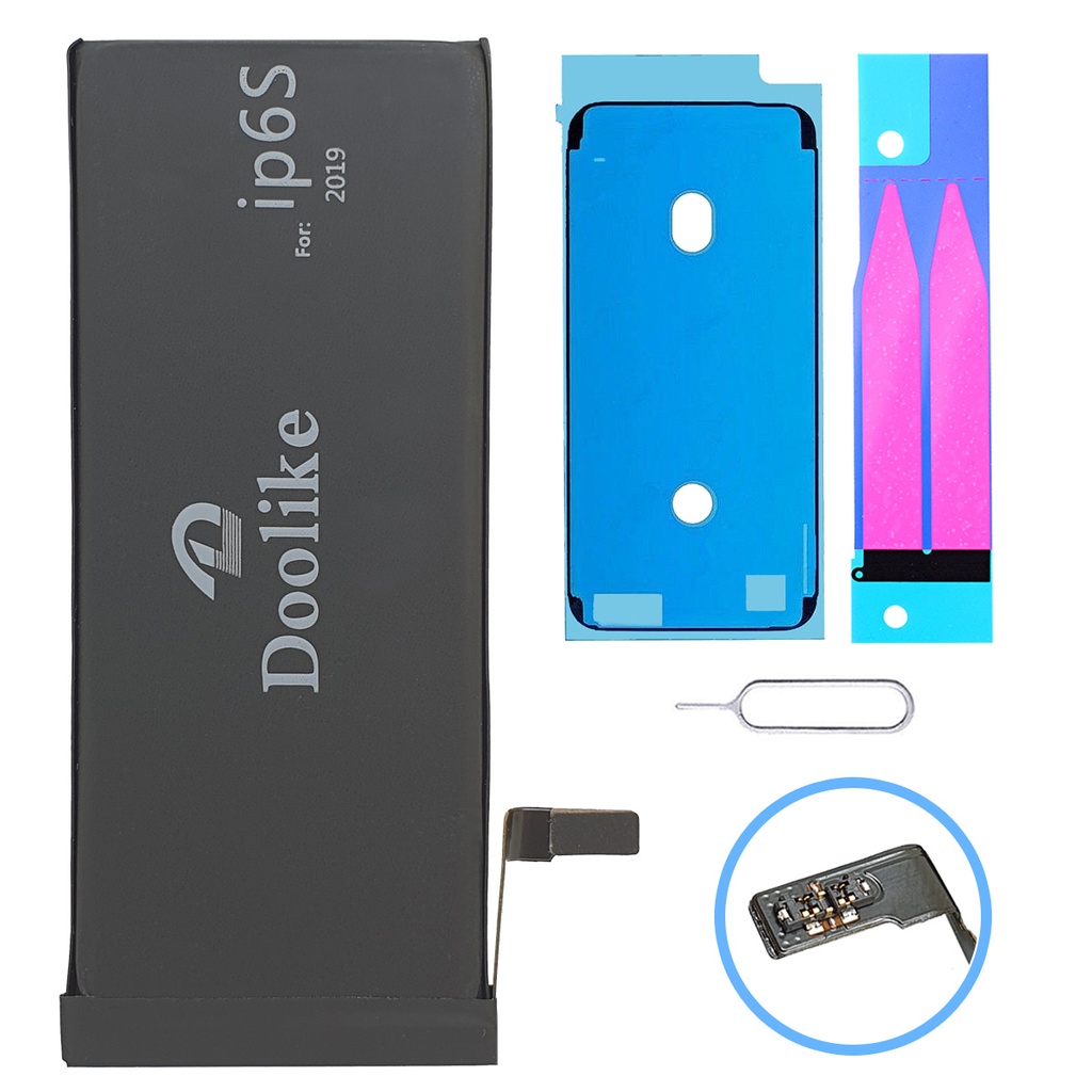 [DNG-0-2853] Akku iPhone 6s Ersatzakku High Power Li-Polymer mit 0 Cycle mit Kleberahmen + Klebestreifen