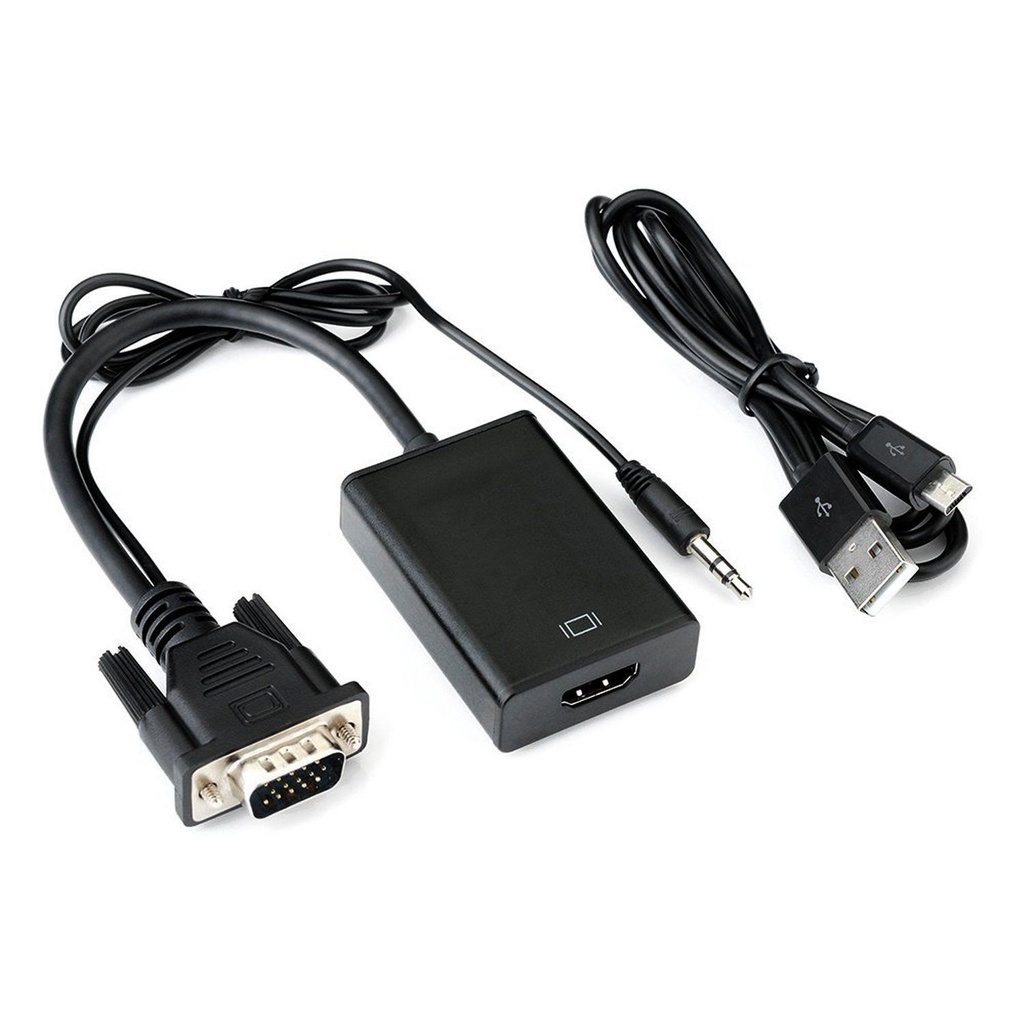 [DNG-0-2283] VGA zu HDMI Konverter HD PC Ausgang auf Audio TV HDTV Konverter