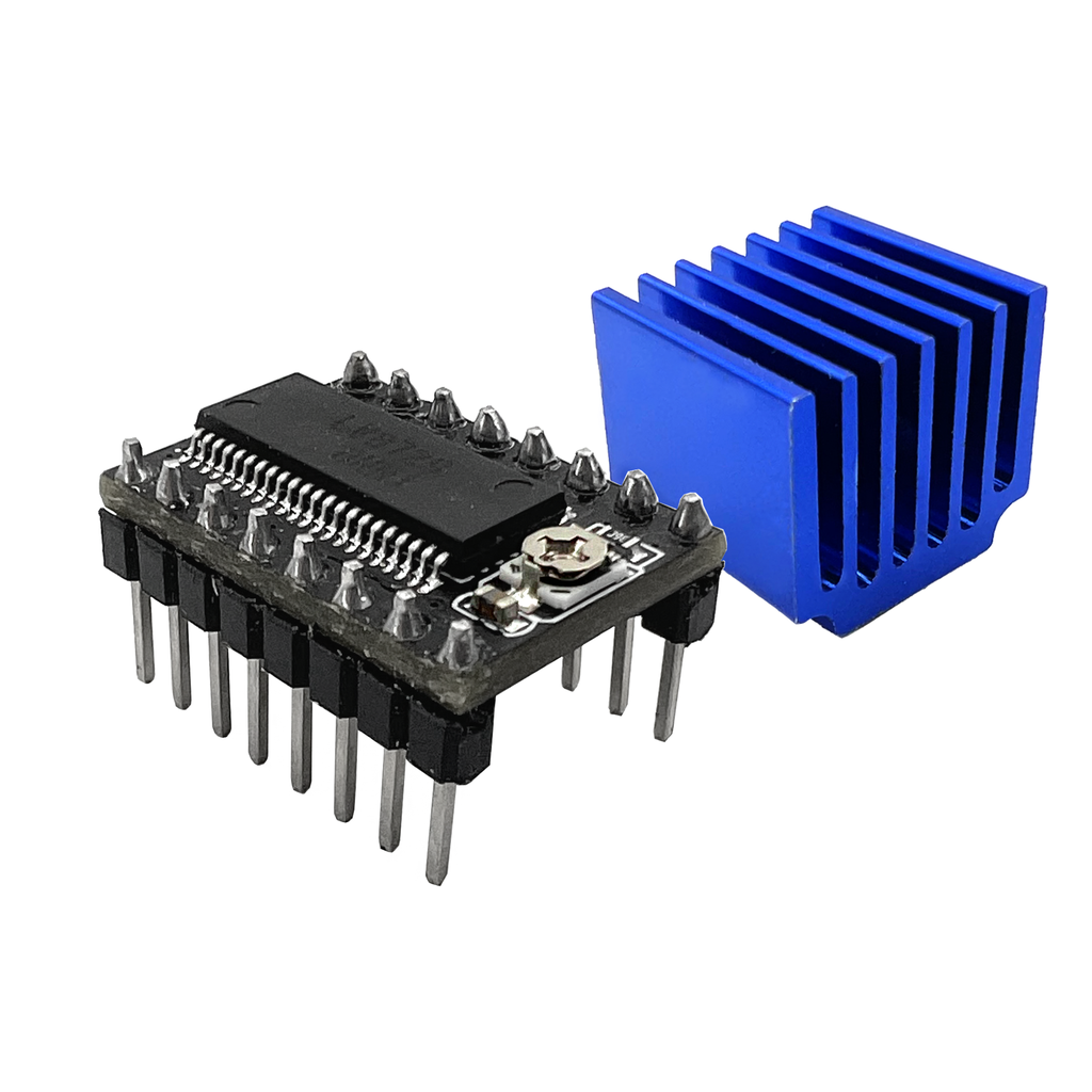 [DNG-52-2922] LV8729 V1.0 Substrat Ultra leiser Schrittmotor Treiber Schrittmotortreiber Modul + Kühlkörper für 3D Drucker