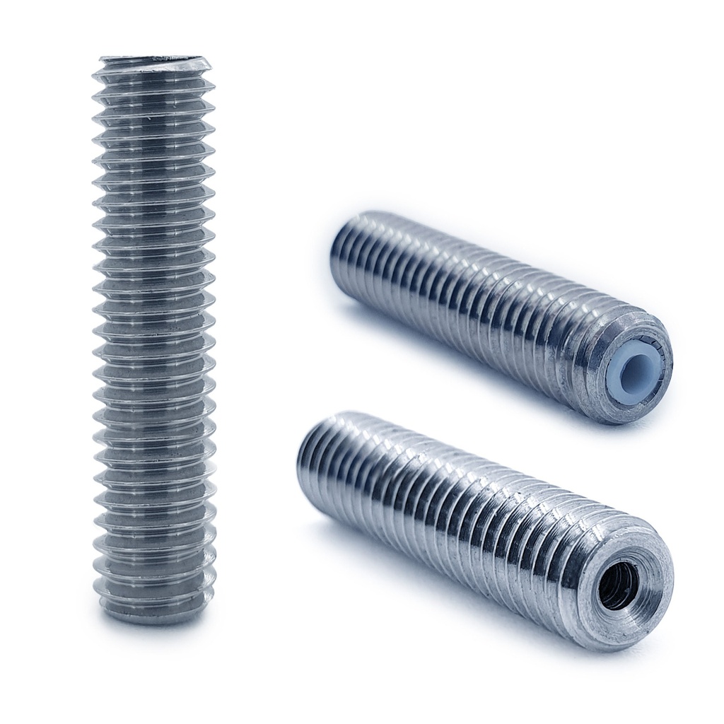 [DNG-52-2928] M6x30 Gewindedüse mit Teflon für 3D Drucker - Düsenhals Fadendüse Filament Düse Hotend Kühler Schraube Verbinder Throat Hals-Schraube