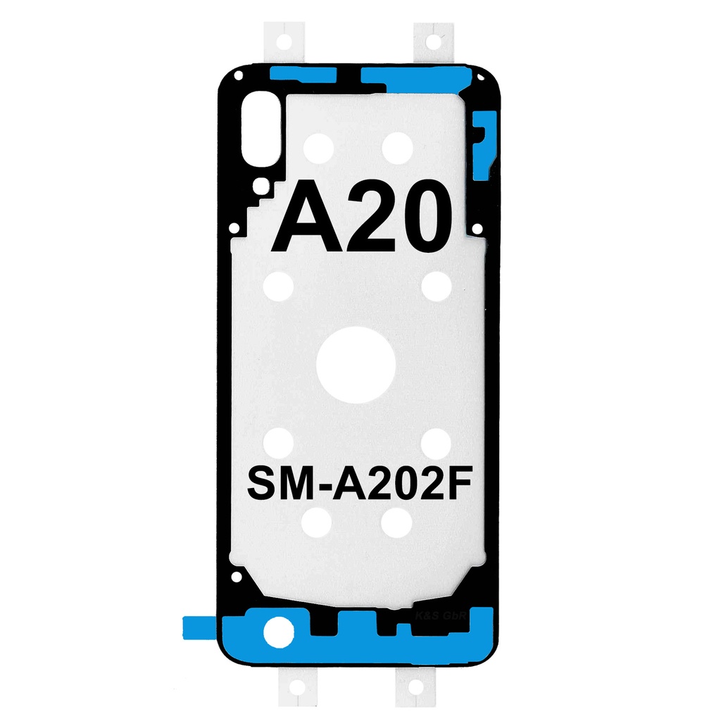 [DNG-0-2715] Samsung Galaxy A20e 2019 SM-A202 Rahmen Kleber Klebepad Adhesive Wasser Dichtung Kleberahmen Rahmenkleber (1x)