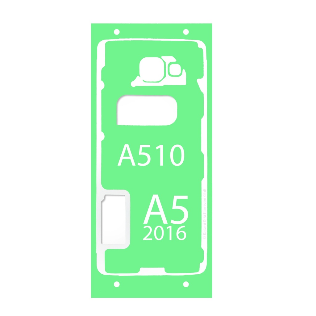 [DNG-0-2874] Samsung Galaxy A5 (2016) A510 Rahmen Display Kleber Klebepad Adhesive Wasser Dichtung Kleberahmen Rahmenkleber (1x)