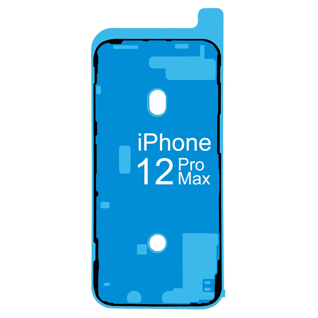 [DNG-0-2878] iPhone 12 Pro Max Rahmen Display LCD Kleber Klebepad Adhesive Wasser Dichtung Kleberahmen Rahmenkleber Schwarz (1x)