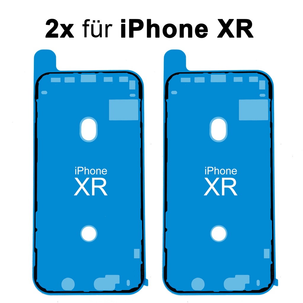 iPhone XR Rahmen Display LCD Kleber Klebepad Adhesive Wasser Dichtung Kleberahmen Rahmenkleber Schwarz